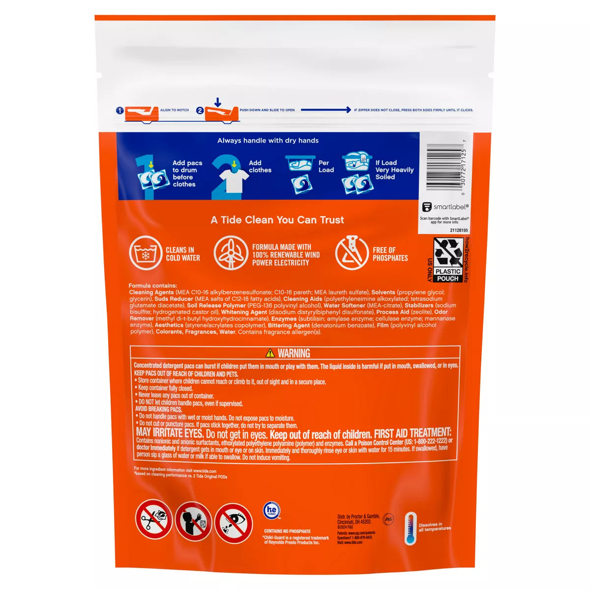 Tide Oxi Boost Laundry Detergent Power Pods with Stain Remover