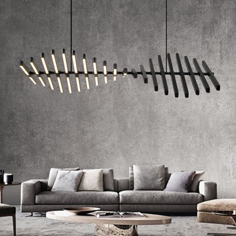 Fashion Fishbone Shape Office Strip Lamps
