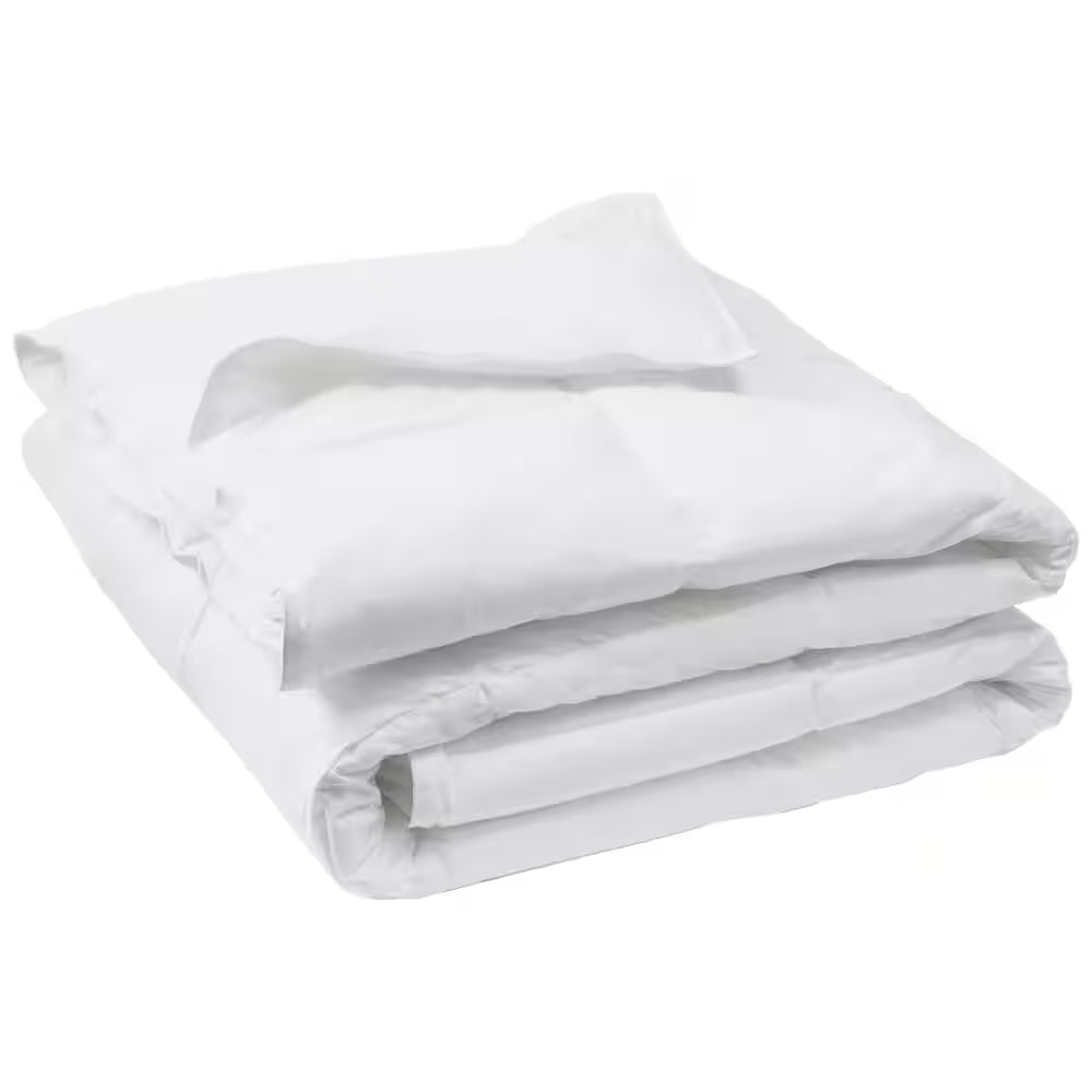All Season White Full/Queen down Feather Blend Comforter