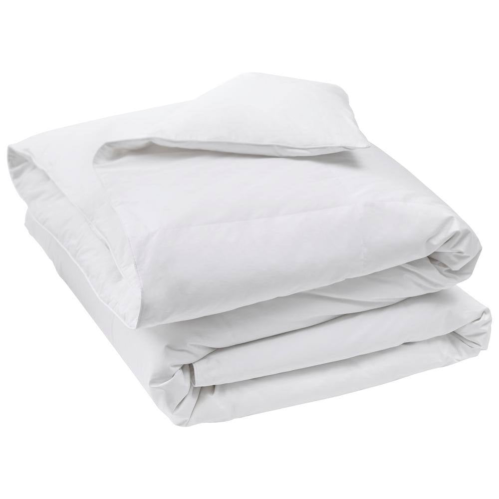 Medium Weight White King down Comforter