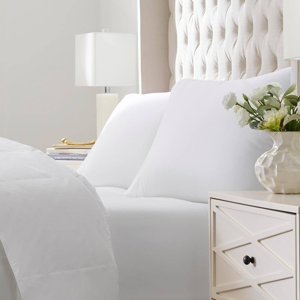 Medium Weight White King down Comforter
