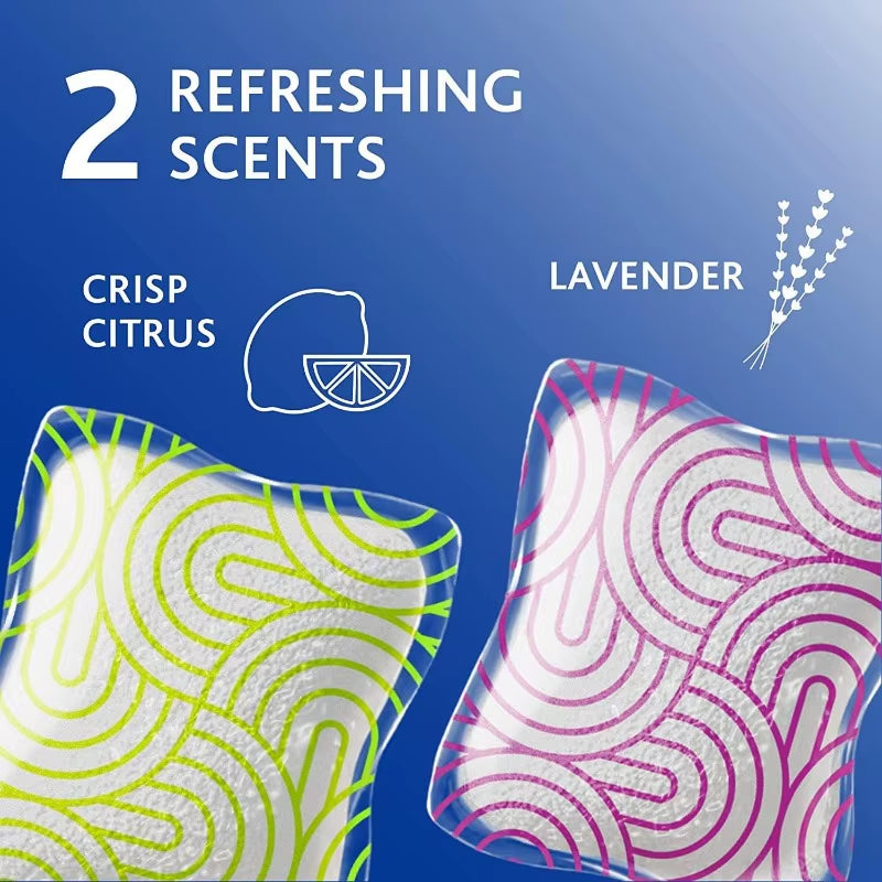 Easywring Microfiber Spin Mop & Bucket Floor Cleaning System +2 Extra Refills with Citrus and Lavender Pacs Variety Pack