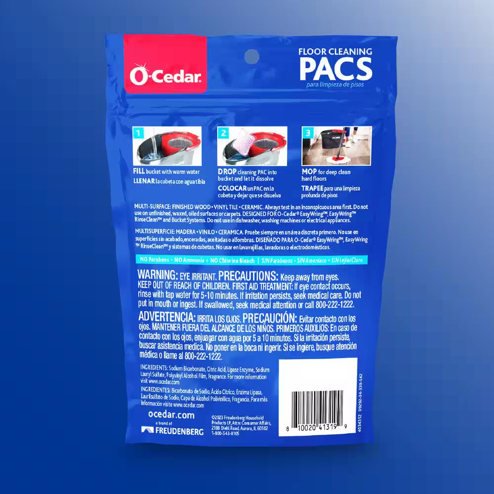 PACS Hard Floor Cleaner, Lavender Scent (10-Count)