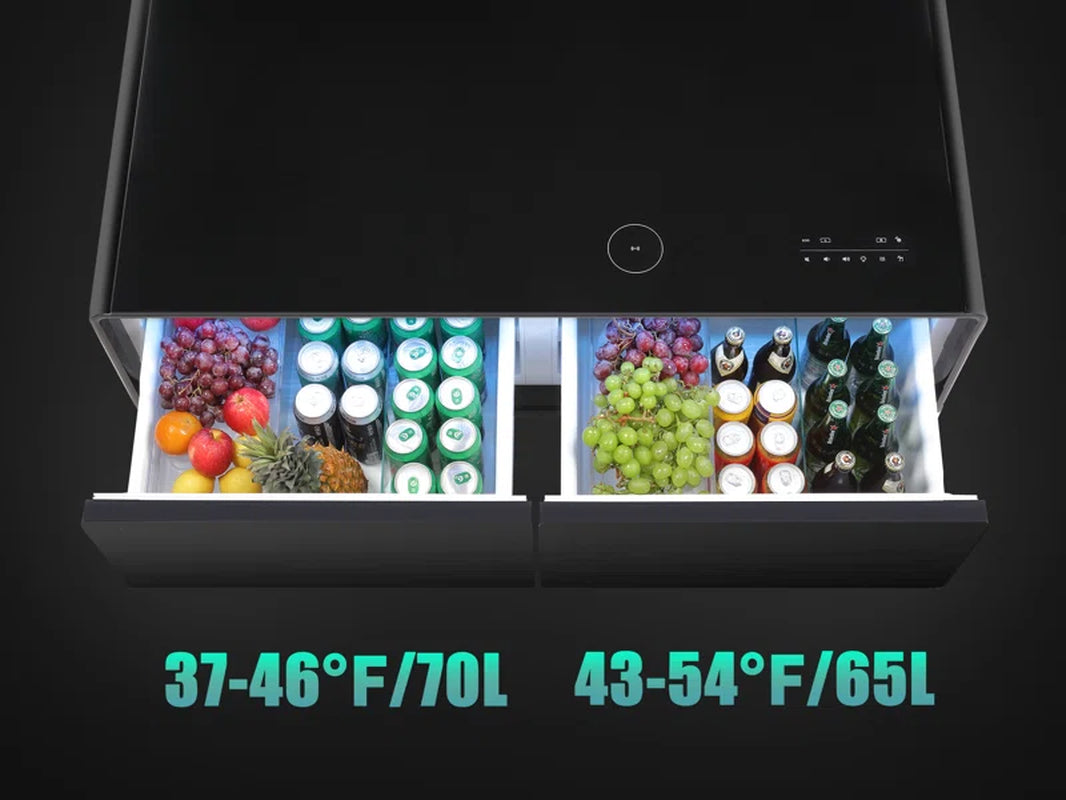 Smart Coffee Table with Fridge and Speakers