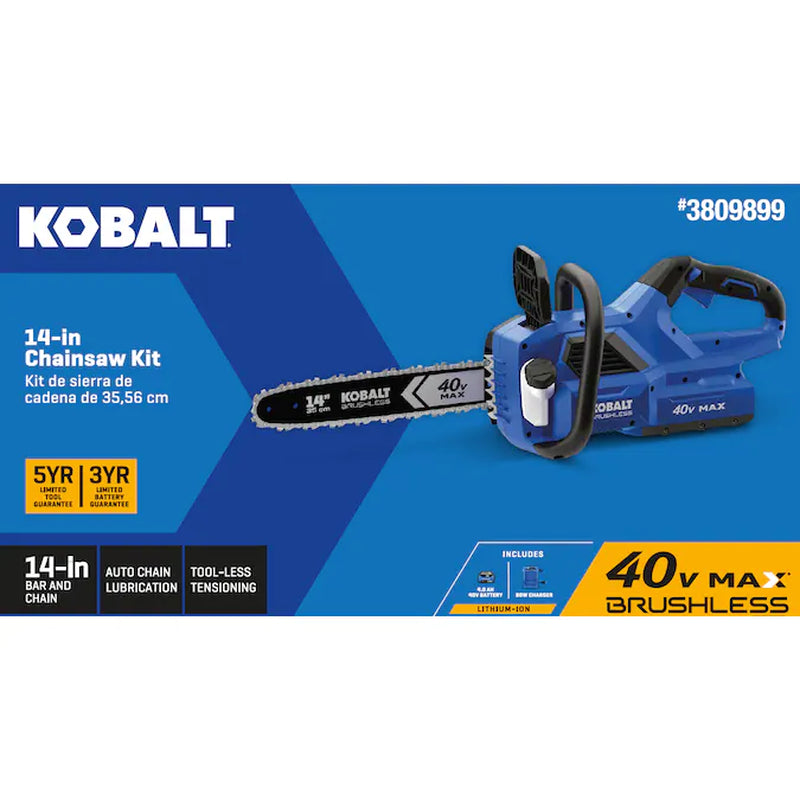 Gen4 40-Volt 14-In Battery 4.0 Ah Chainsaw Battery Included Charger Included