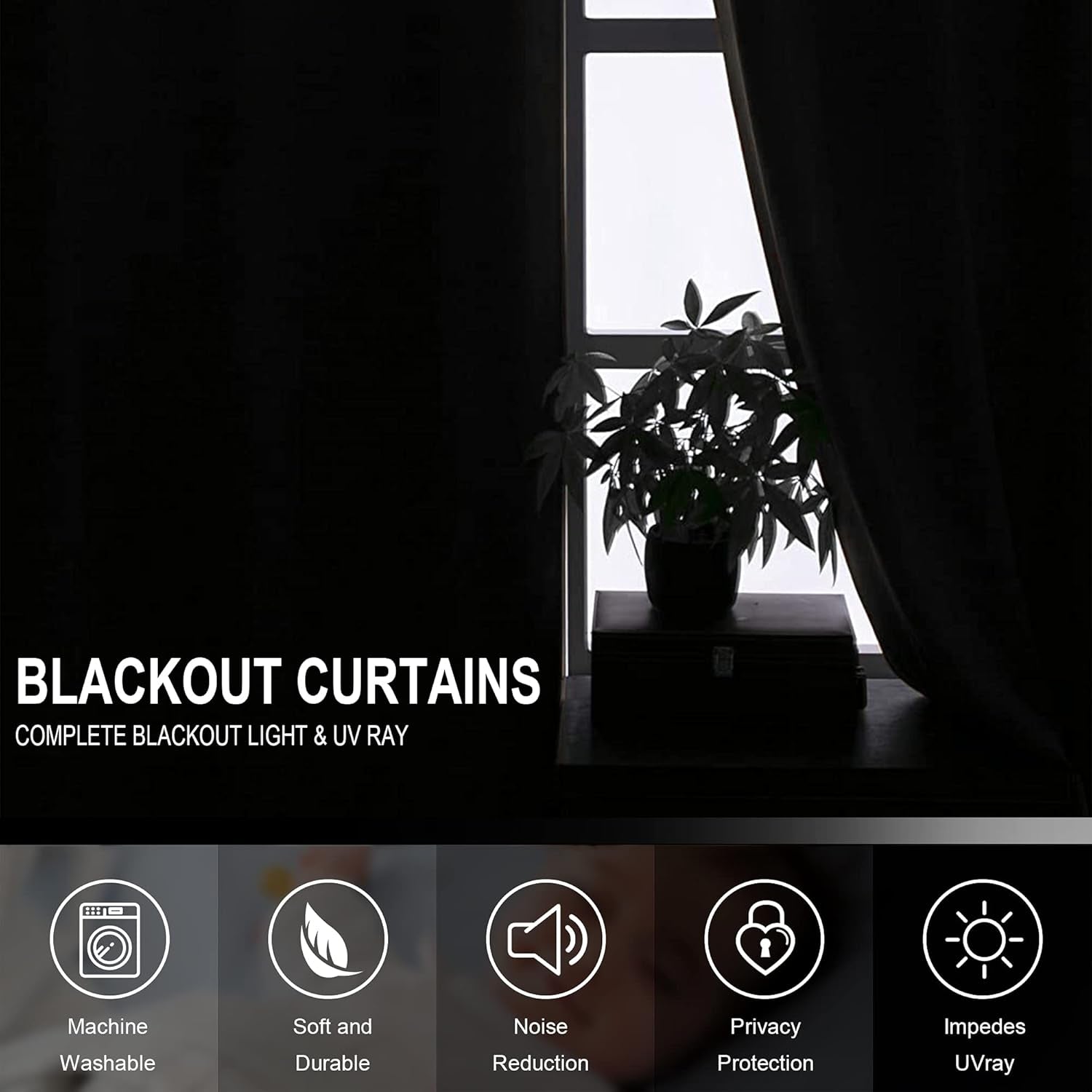 Green Blackout Velvet Curtains 84 Inches Long Window Curtain Treatment for Bedroom Living Room Decor Farmhouse Grommets Curtains Thermal Insulated Velvet Drapes Set of 1 Panel