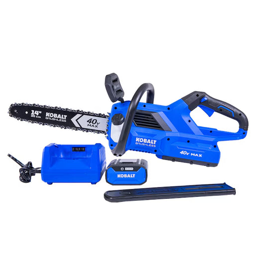 Gen4 40-Volt 14-In Battery 4.0 Ah Chainsaw Battery Included Charger Included