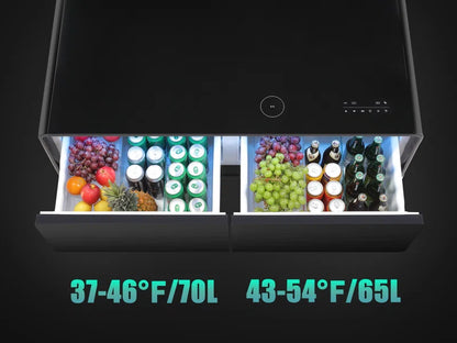 Smart Coffee Table with Fridge and Speakers